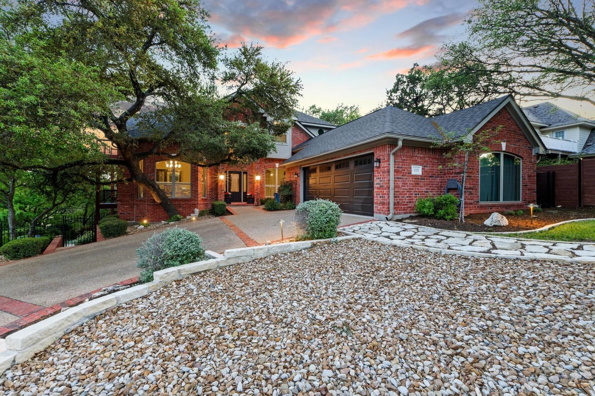 View 5705 Puccoon Cv in Great Hills 15 5705 Puccoon Cv - front exterior - Luxury home in Great Hills 15, Austin, TX