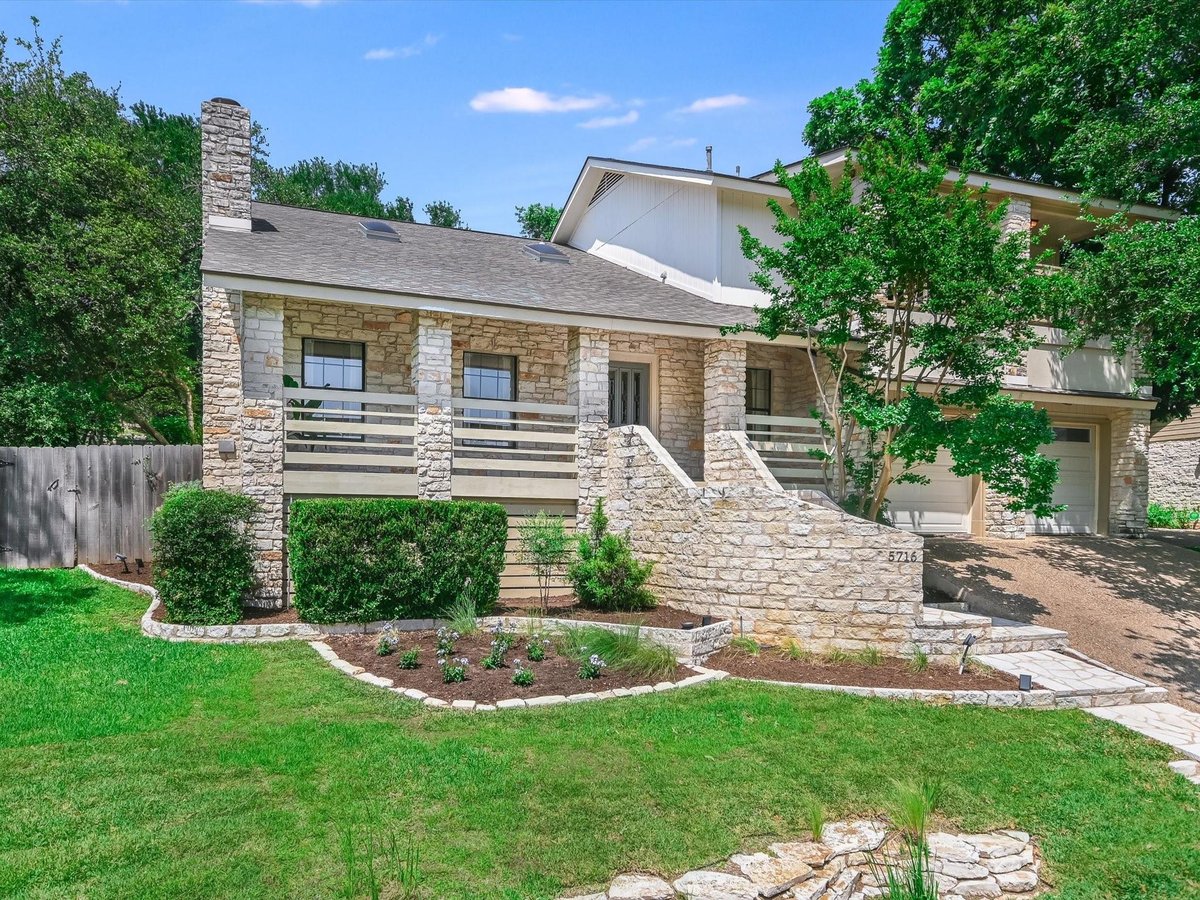 View 5716 Painted Valley Dr in Great Hills Sec 10 5716 Painted Valley Dr - front exterior - Luxury home in Great Hills Sec 10, Austin, TX