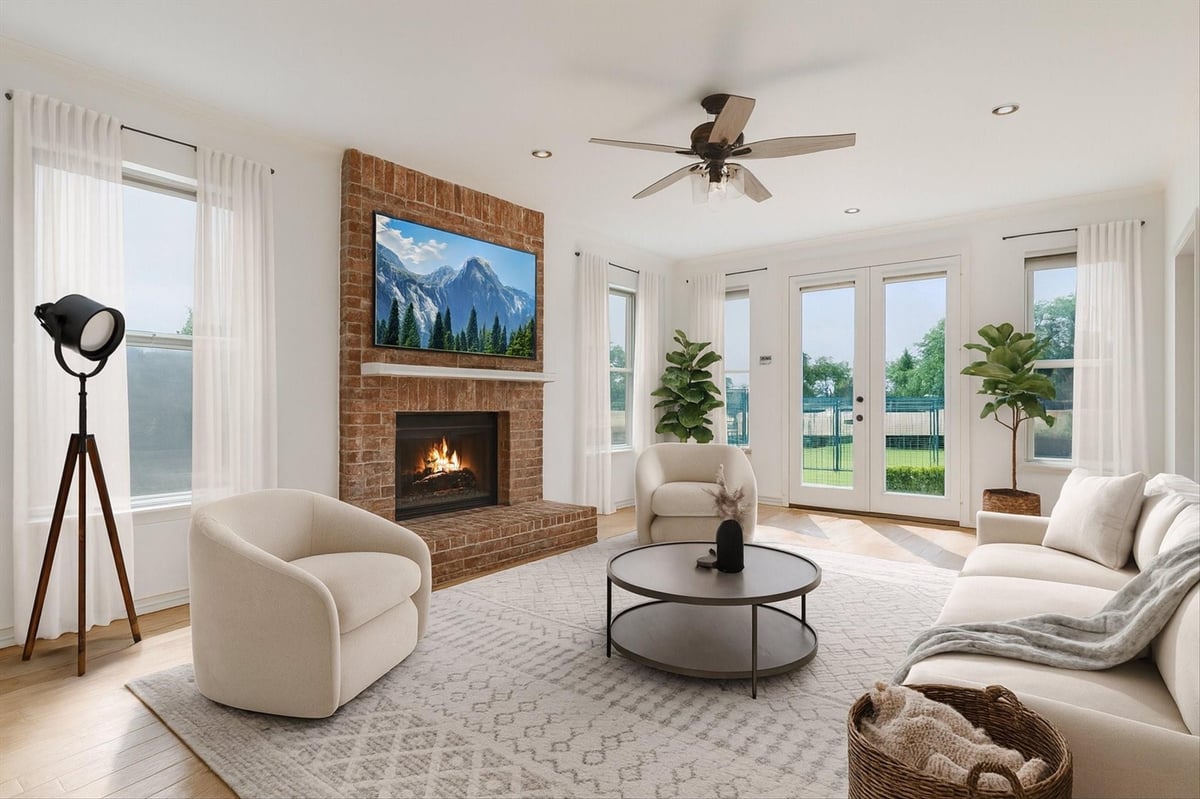 Primary bedroom at 5731 Misty Hill Cv - 2 bed 2 bath home