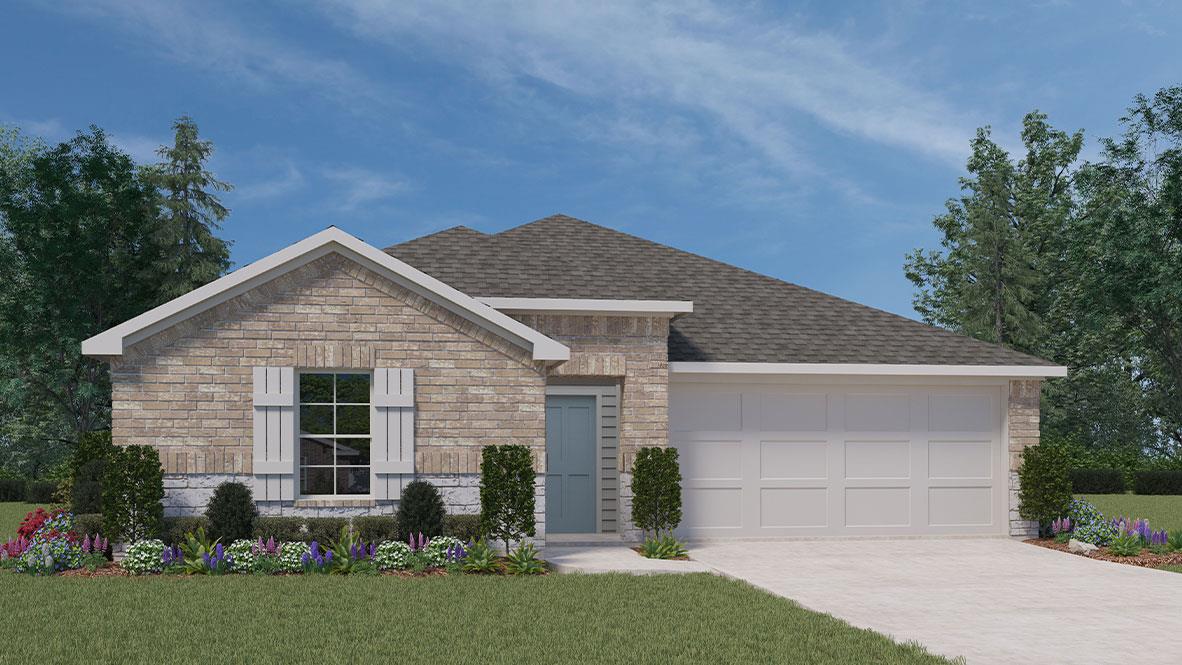 View 576 Gilmer LN in PRAIRIE LAKES 576 Gilmer LN - front exterior - Luxury home in PRAIRIE LAKES, Buda, TX