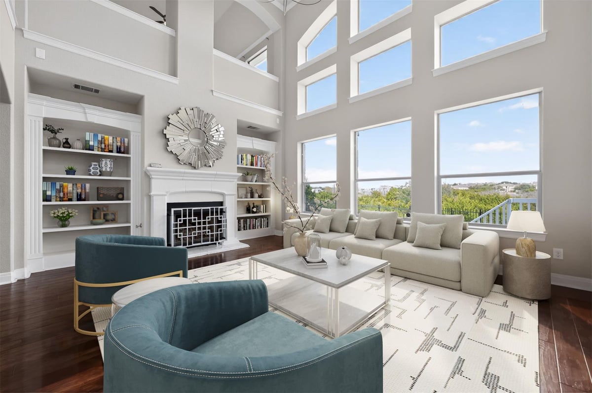 5801 Leckrone Cv - front exterior - Luxury home in Lantana Sec 04, Austin, TX