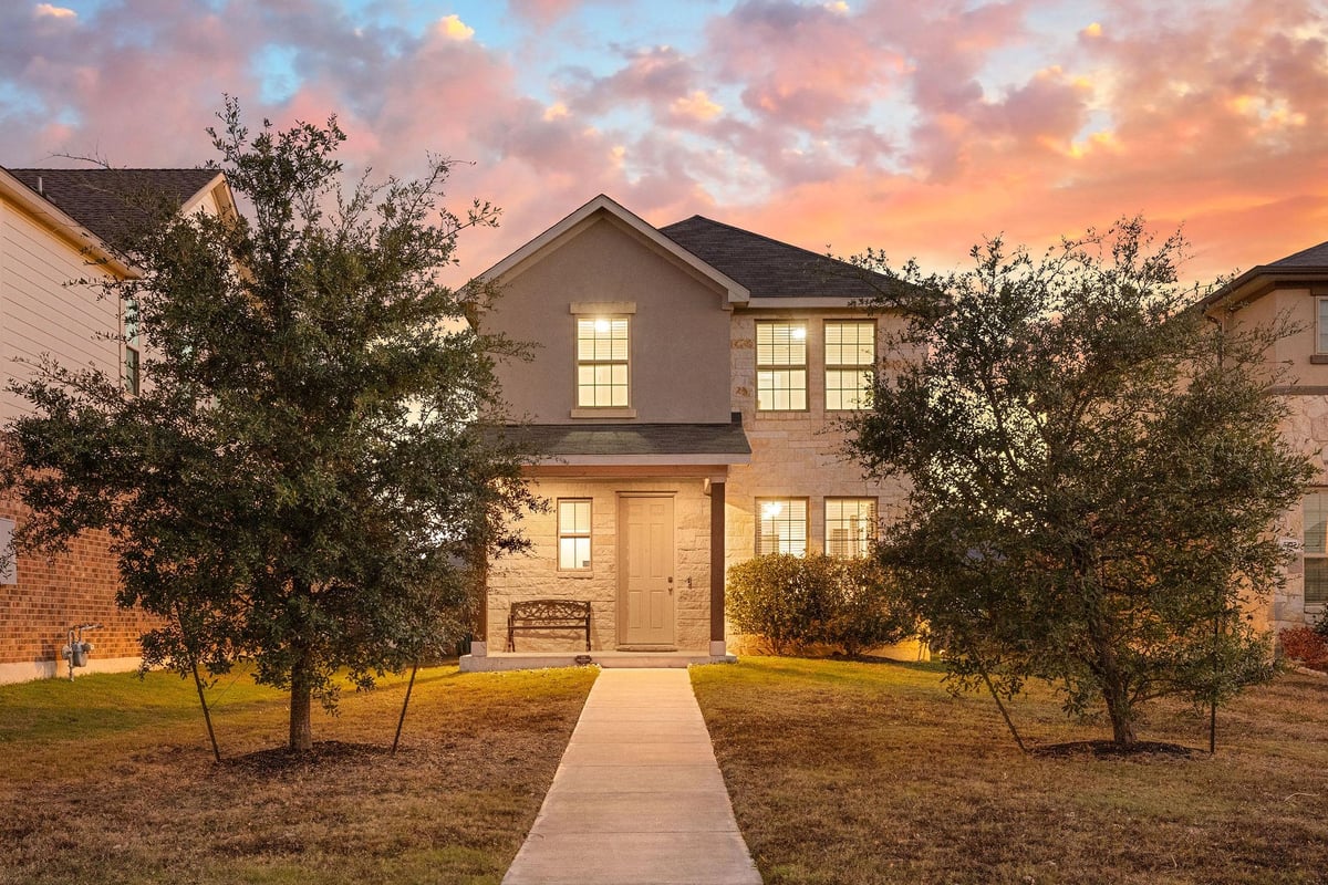 View 5801 Pleasanton Pkwy in Carmel 5801 Pleasanton Pkwy - front exterior - Luxury home in Carmel, Pflugerville, TX