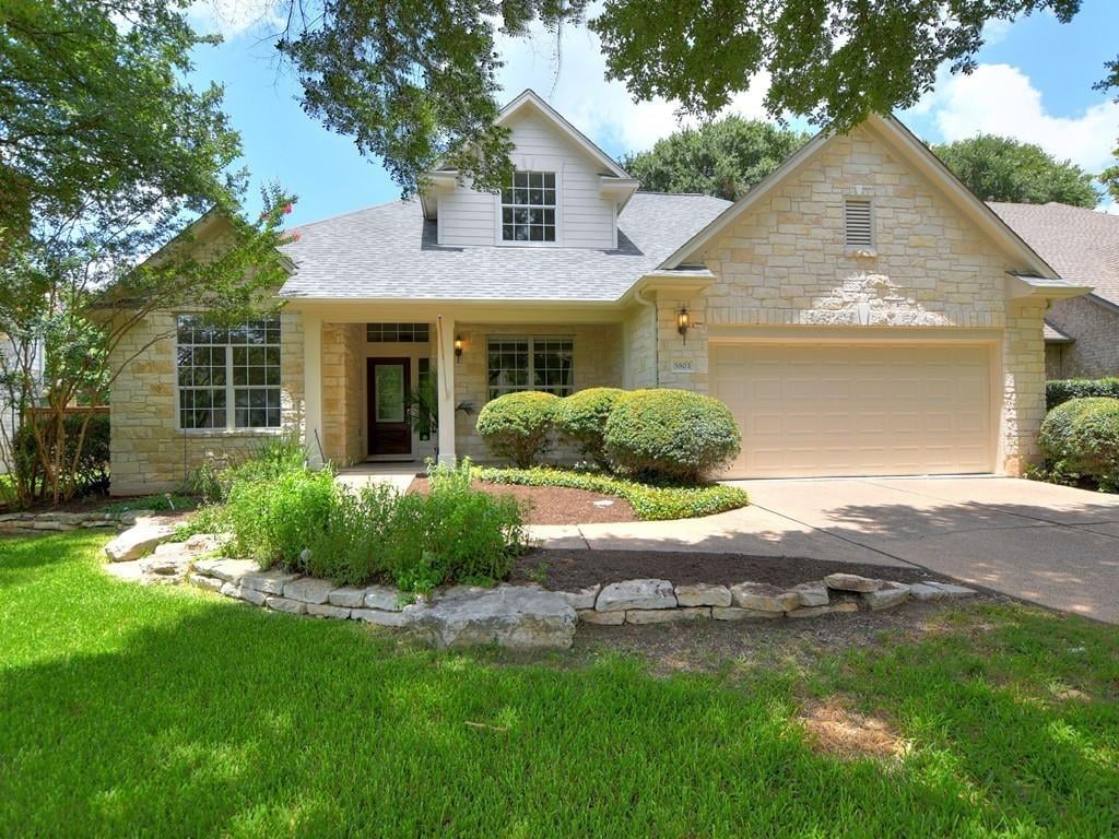 View 5803 Republic Of Texas BLVD in Village Park 03 At Travis Country 5803 Republic Of Texas BLVD - front exterior - Luxury home in Village Park 03 At Travis Country, Austin, TX