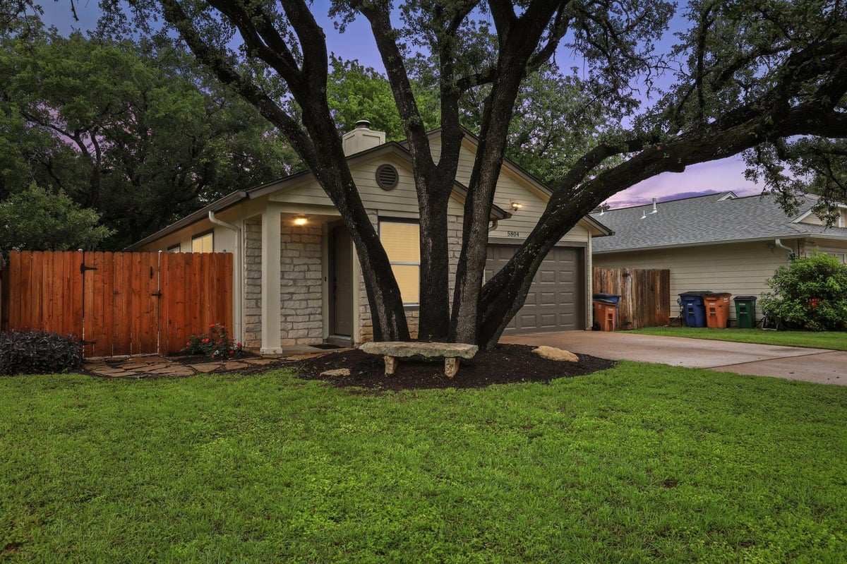 5804 Avery Island - front exterior - Luxury home in Milwood Sec 14, Austin, TX