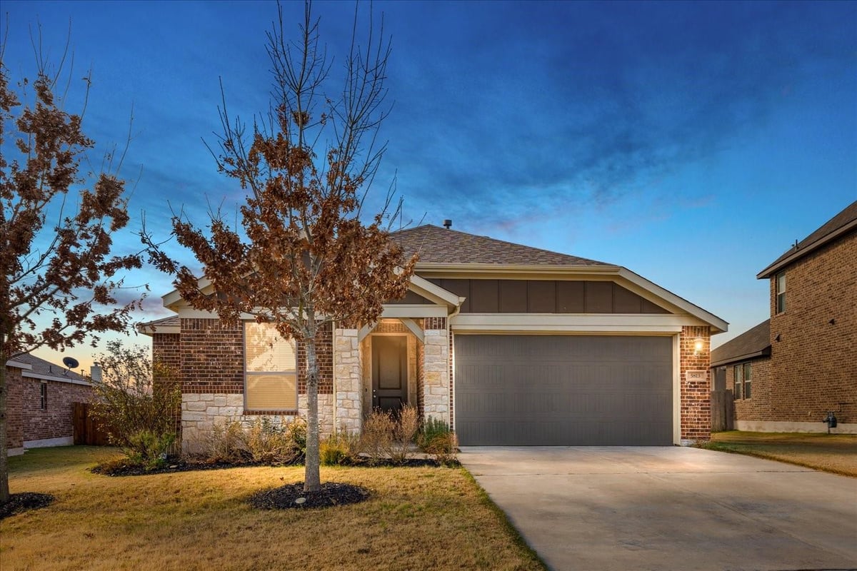View 5813 Casstello Dr in Siena 5813 Casstello Dr - front exterior - Luxury home in Siena, Round Rock, TX