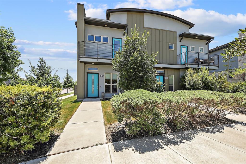 View 5813 Charles Merle Dr Unit #A in Goodnight Ranch 5813 Charles Merle Dr Unit #A - front exterior - Luxury home in Goodnight Ranch, Austin, TX