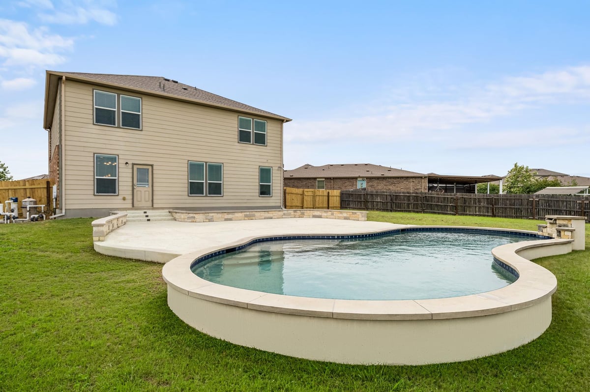 View 5816 Adair CV in Stirling Bridge Sec 6 5816 Adair CV - front exterior - Luxury home in Stirling Bridge Sec 6, Austin, TX