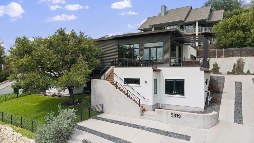 View 5819 Westslope DR in Cat Mountain Villas Sec 03B 5819 Westslope DR - front exterior - Luxury home in Cat Mountain Villas Sec 03B, Austin, TX