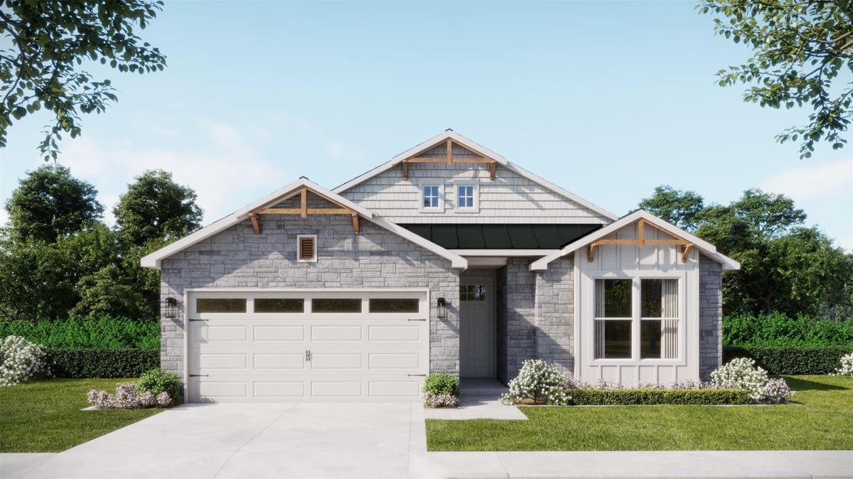 584 Gus LOOP - front exterior - Luxury home in Rancho San Gabriel, Georgetown, TX