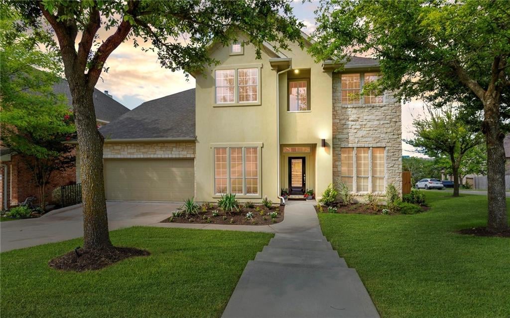 View 5900 Terravista Dr in Lantana Single Family Sec 01 5900 Terravista Dr - front exterior - Luxury home in Lantana Single Family Sec 01, Austin, TX