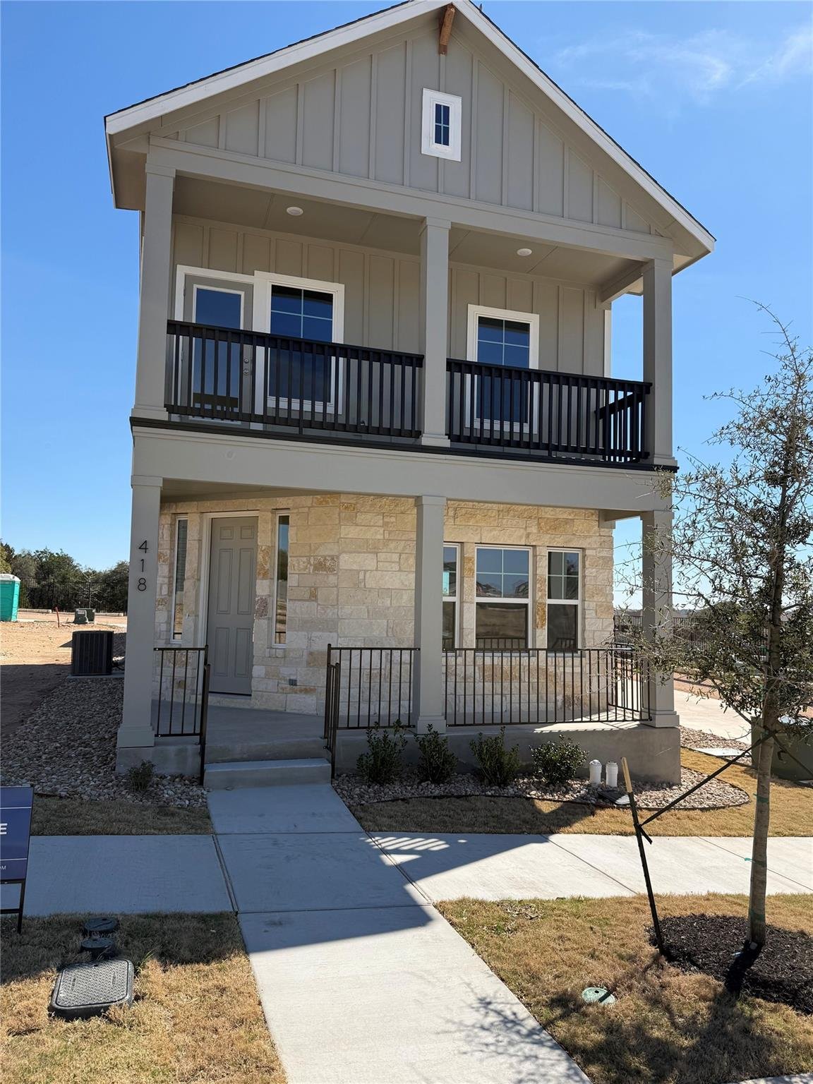 View 5900 Whisper Creek Dr Unit #418 in Heights at San Gabriel 5900 Whisper Creek Dr Unit #418 - front exterior - Luxury home in Heights at San Gabriel, Georgetown, TX