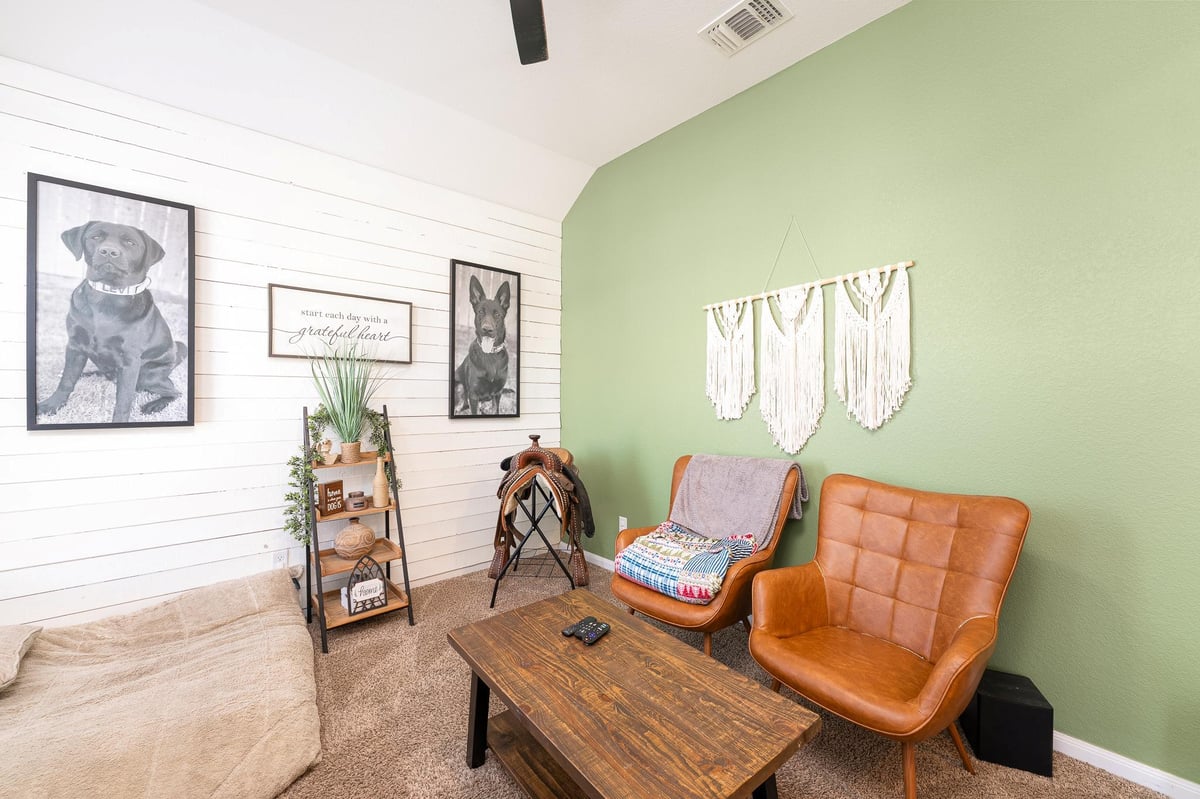 Primary bedroom at 5905 Hercules Ave - 3 bed 2 bath home