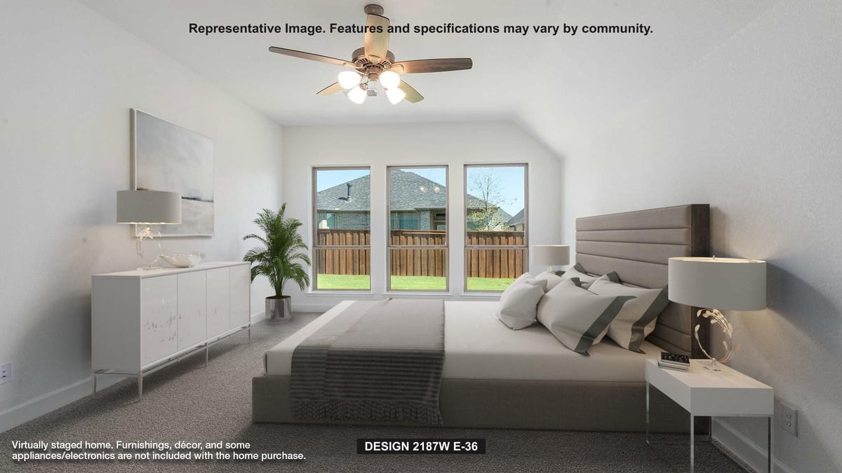 Primary bedroom at 591 Bay Breeze Dr - 4 bed 2 bath home