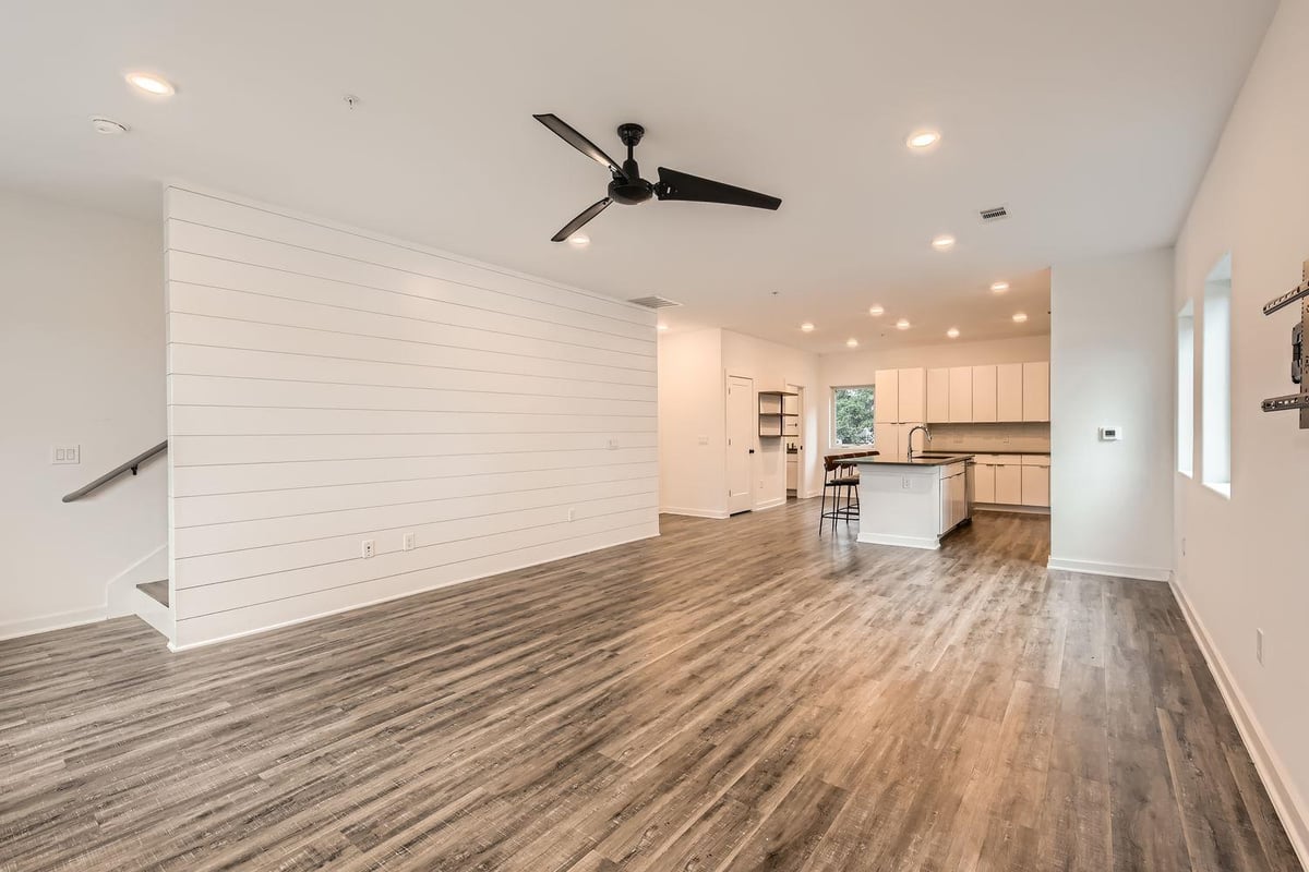 Primary bedroom at 5924 S Congress Ave Unit #11S - 3 bed 3 bath home