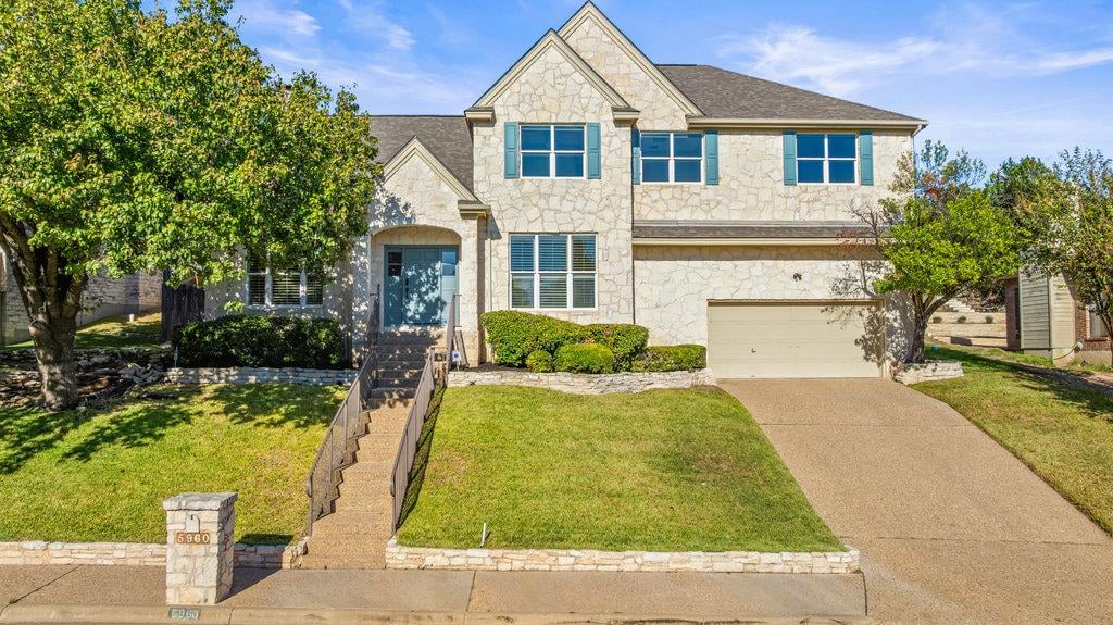 5960 Cape Coral Dr - front exterior - Luxury home in Hills Lost Creek Sec 08, Austin, TX