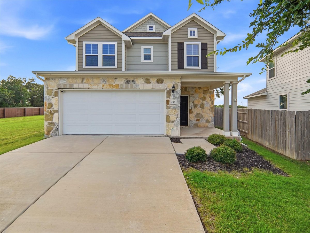 View 60 Bent Trail LN in Morningstar Ph 4 Sec 3 60 Bent Trail LN - front exterior - Luxury home in Morningstar Ph 4 Sec 3, Georgetown, TX
