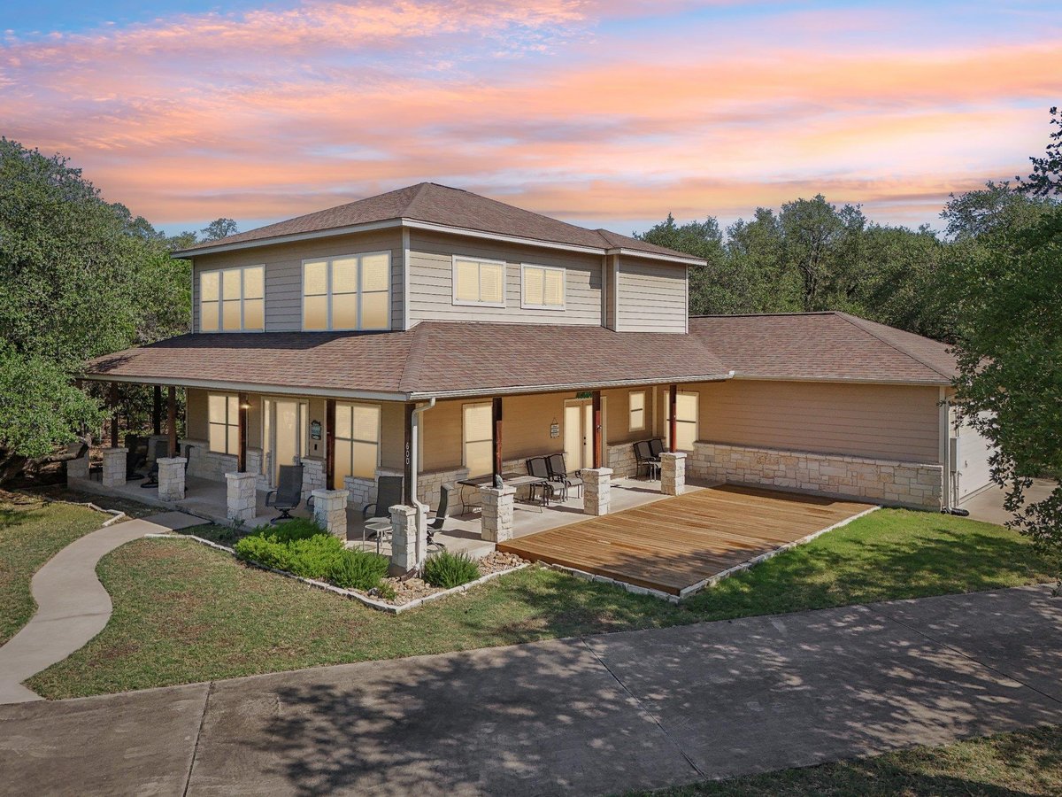 View 600 Augusta Cir N in Point Venture Sec 02 600 Augusta Cir N - front exterior - Luxury home in Point Venture Sec 02, Point Venture, TX