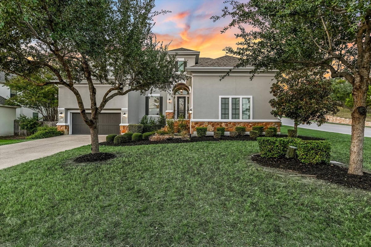 View 600 Emerald Ridge DR in Steiner Ranch I River Dance 600 Emerald Ridge DR - front exterior - Luxury home in Steiner Ranch I River Dance, Austin, TX