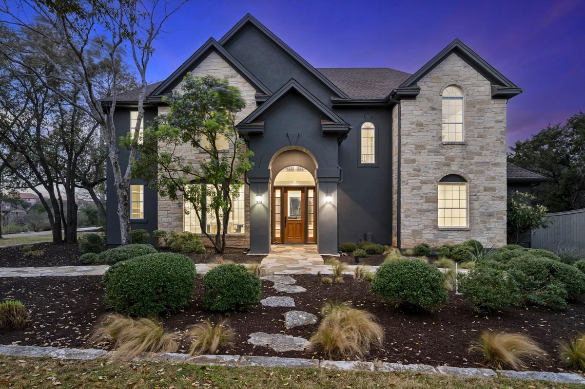 View 600 River Hills RD in River Hills 600 River Hills RD - front exterior - Luxury home in River Hills, Austin, TX