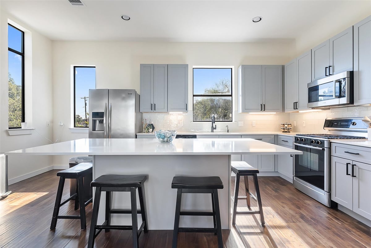 View 6000 S Congress Ave Unit #201 in Village On Congress Condo Amd 6000 S Congress Ave Unit #201 - front exterior - Luxury home in Village On Congress Condo Amd, Austin, TX