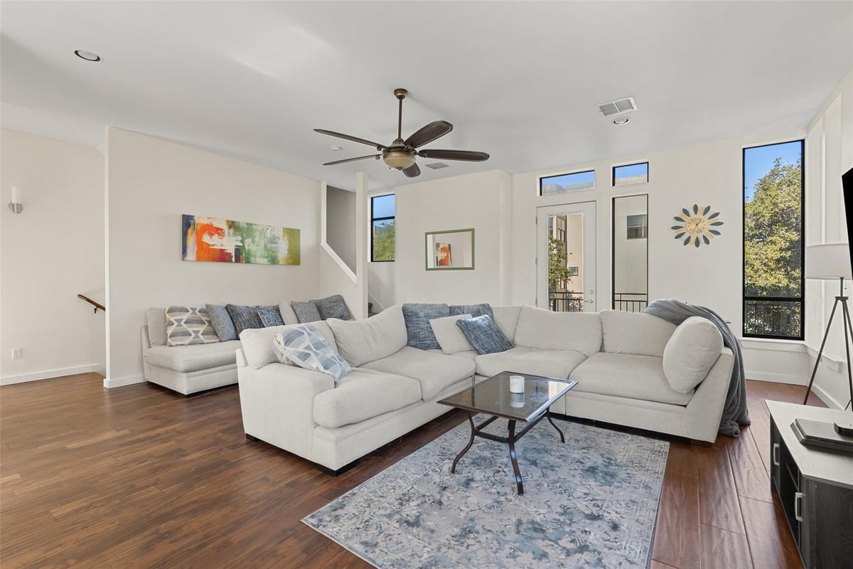 Primary bedroom at 6000 S Congress Ave Unit #201 - 3 bed 2 bath home