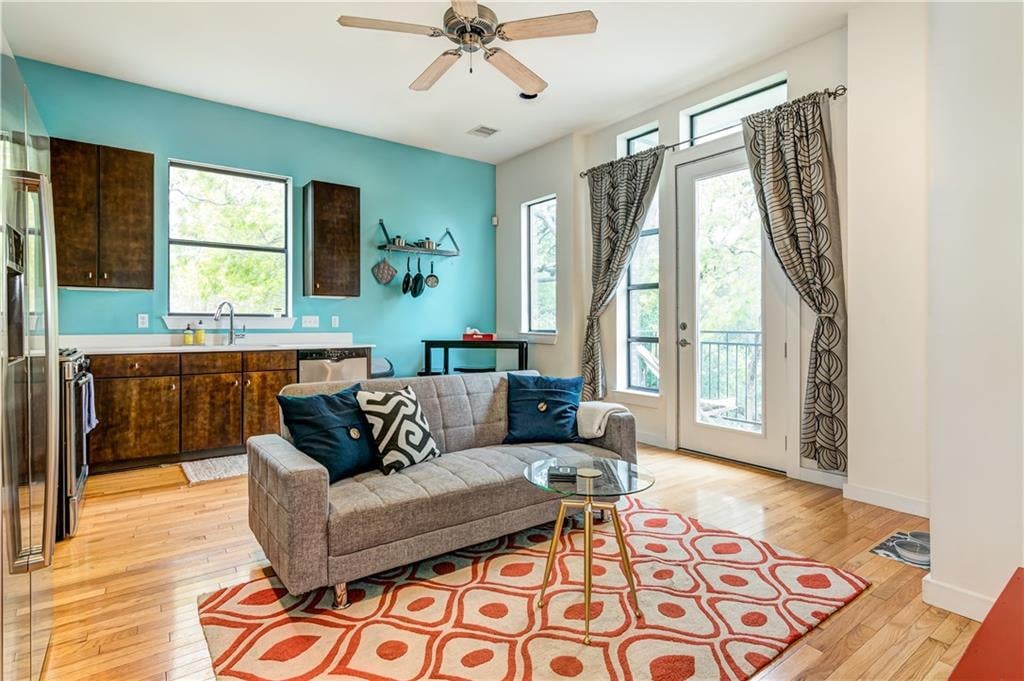 View 6000 S Congress Ave Unit #604 in Village On Congress Condo AMD 6000 S Congress Ave Unit #604 - front exterior - Luxury home in Village On Congress Condo AMD, Austin, TX