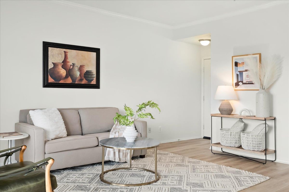 Living area at 6000 Shepherd Mountain Cv Unit #1904 - 2 bed 1 bath home