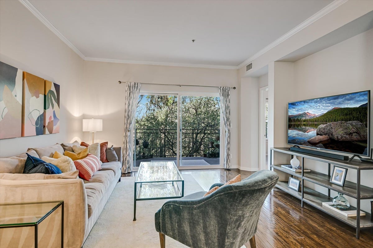 Primary bedroom at 6000 Shepherd Mountain Cv Unit #604 - 2 bed 2 bath home