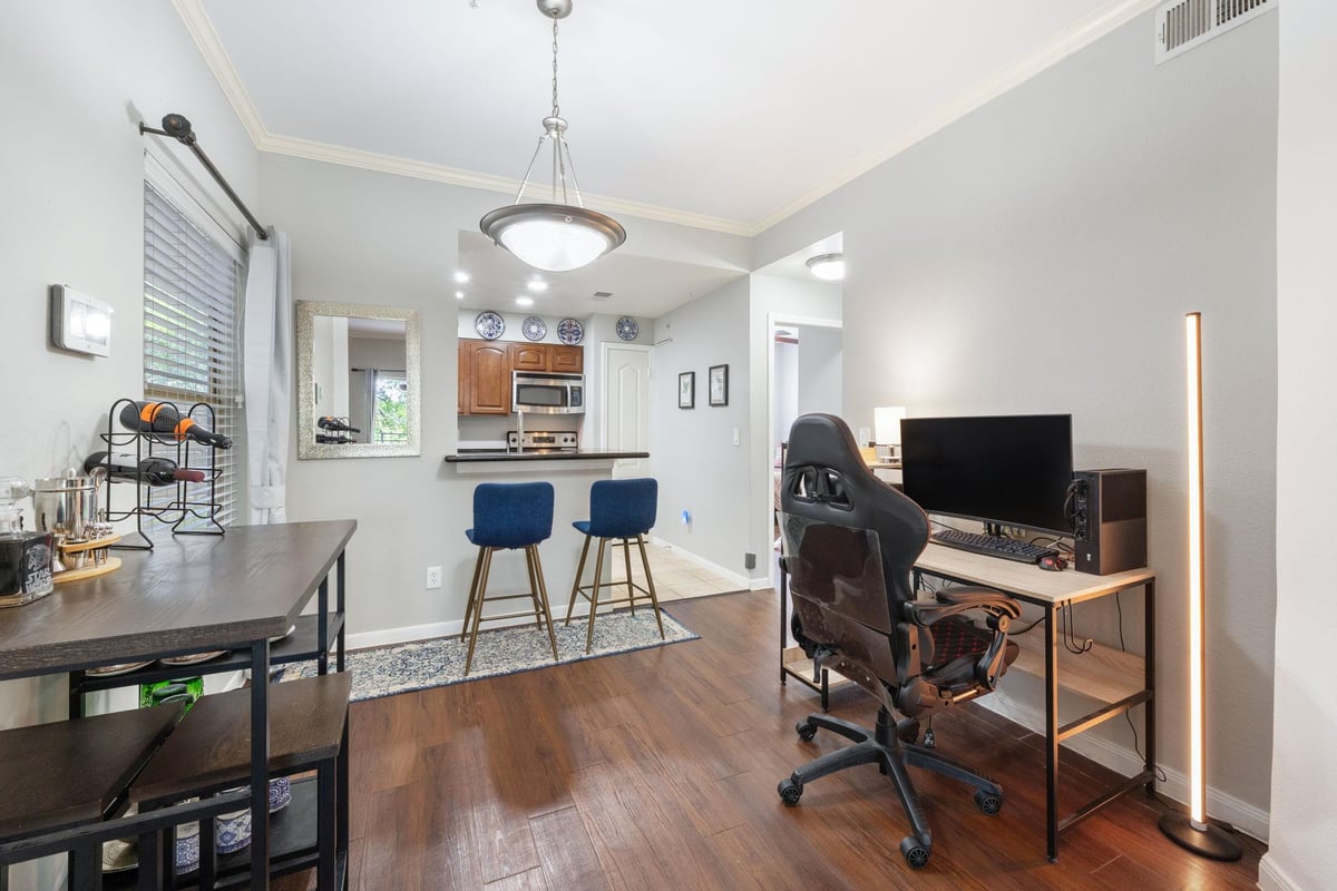 Primary bedroom at 6000 Shepherd Mountain Cv Unit #613 - 2 bed 2 bath home