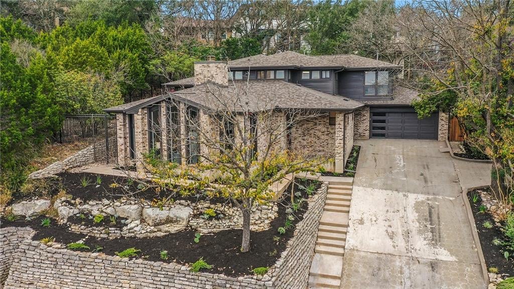 View 6002 Mount Bonnell RD in Cat Mountain Villas Sec 02-A 6002 Mount Bonnell RD - front exterior - Luxury home in Cat Mountain Villas Sec 02-A, Austin, TX