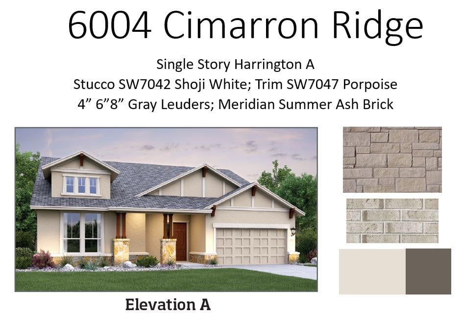 View 6004 Cimarron Ridge LN in Madrone Ridge at Sweetwater 6004 Cimarron Ridge LN - front exterior - Luxury home in Madrone Ridge at Sweetwater, Austin, TX