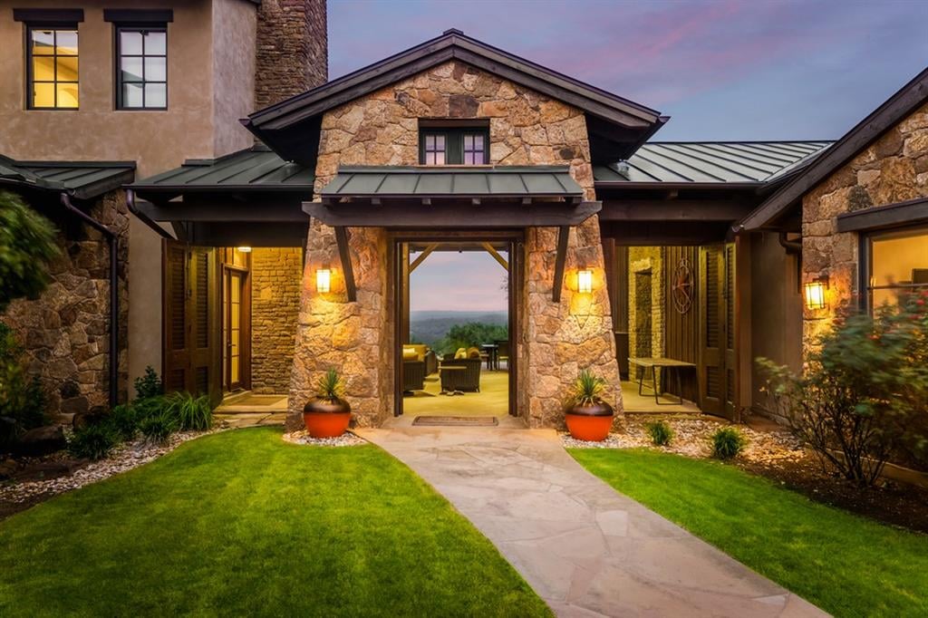 View 6005 Krause Ln in Spanish Oaks 6005 Krause Ln - front exterior - Luxury home in Spanish Oaks, Austin, TX