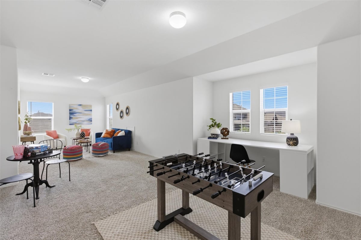 Living area at 6009 Amalea Ln - 4 bed 2 bath home