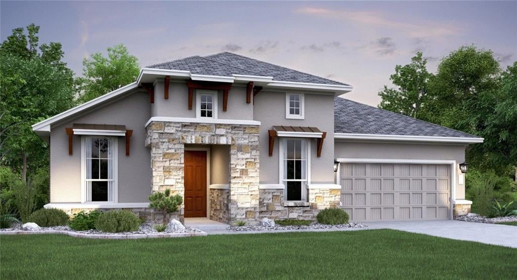 View 6012 Cimarron Ridge LN in Sweetwater 6012 Cimarron Ridge LN - front exterior - Luxury home in Sweetwater, Austin, TX