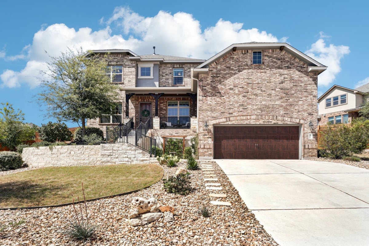 View 6012 Empresa DR in Sweetwater Ranch Sec 2 Village 6012 Empresa DR - front exterior - Luxury home in Sweetwater Ranch Sec 2 Village, Austin, TX