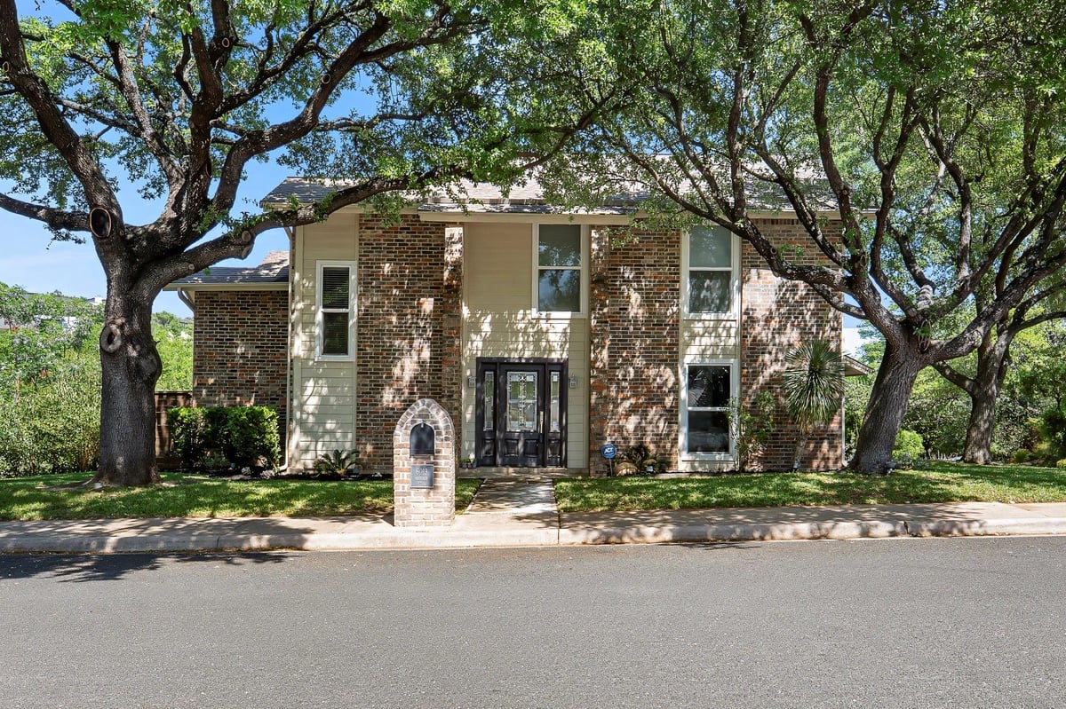 View 6013 Mountain Villa DR in Cat Mountain Villas Sec 01 6013 Mountain Villa DR - front exterior - Luxury home in Cat Mountain Villas Sec 01, Austin, TX