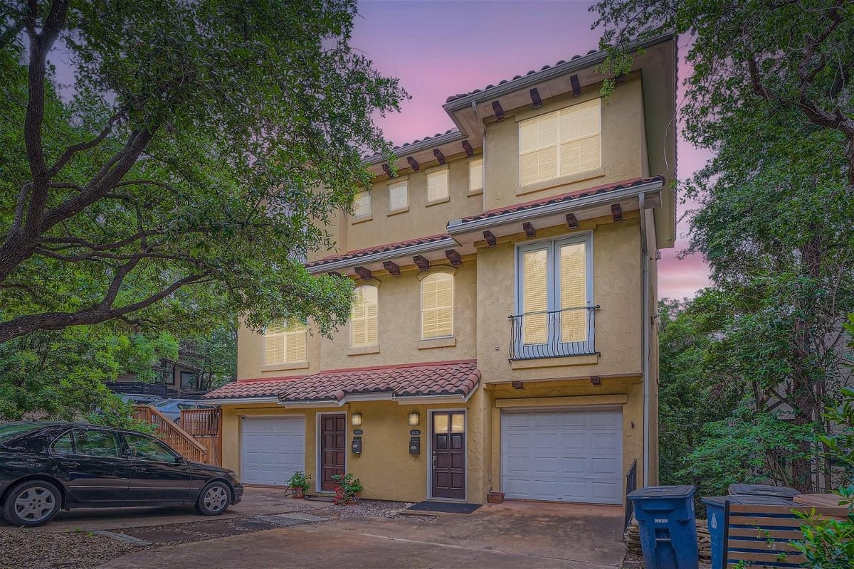 View 603 Upson St Unit #B in Upson Street Villas Condo Amd 603 Upson St Unit #B - front exterior - Luxury home in Upson Street Villas Condo Amd, Austin, TX