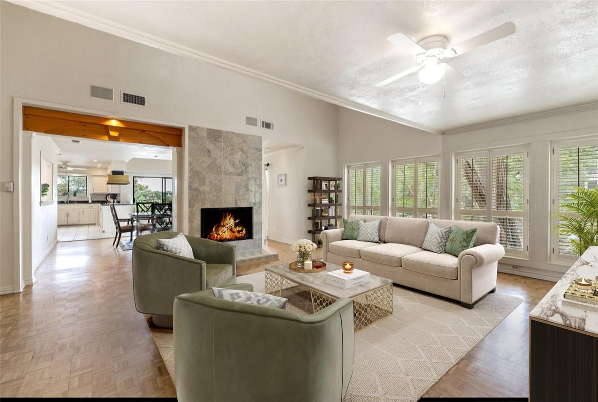 6033 Mount Bonnell Cv - front exterior - Luxury home in Cat Mountain, Austin, TX