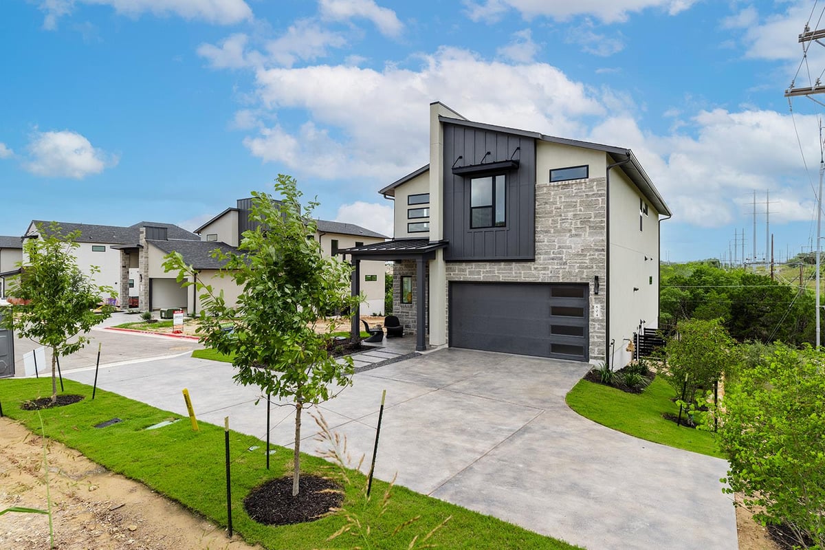 View 604 Grapeleaf Dr in The District 604 Grapeleaf Dr - front exterior - Luxury home in The District, Lakeway, TX