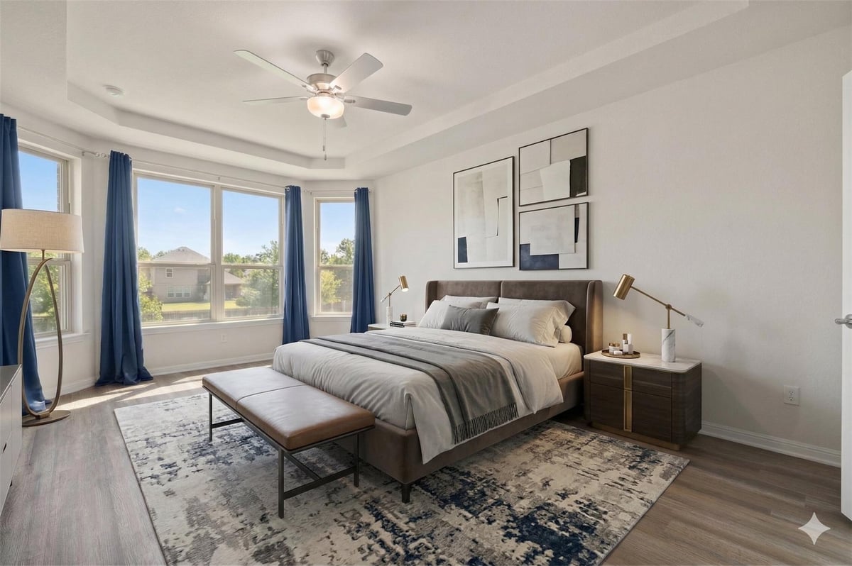 Primary bedroom at 604 Spindrift Ln - 6 bed 5 bath home