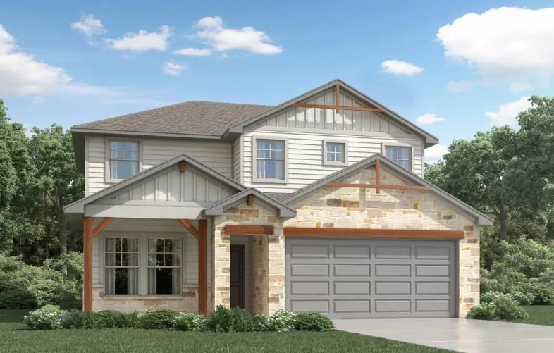 View 608 Timbo Dr in Eastern Wells 608 Timbo Dr - front exterior - Luxury home in Eastern Wells, Jarrell, TX