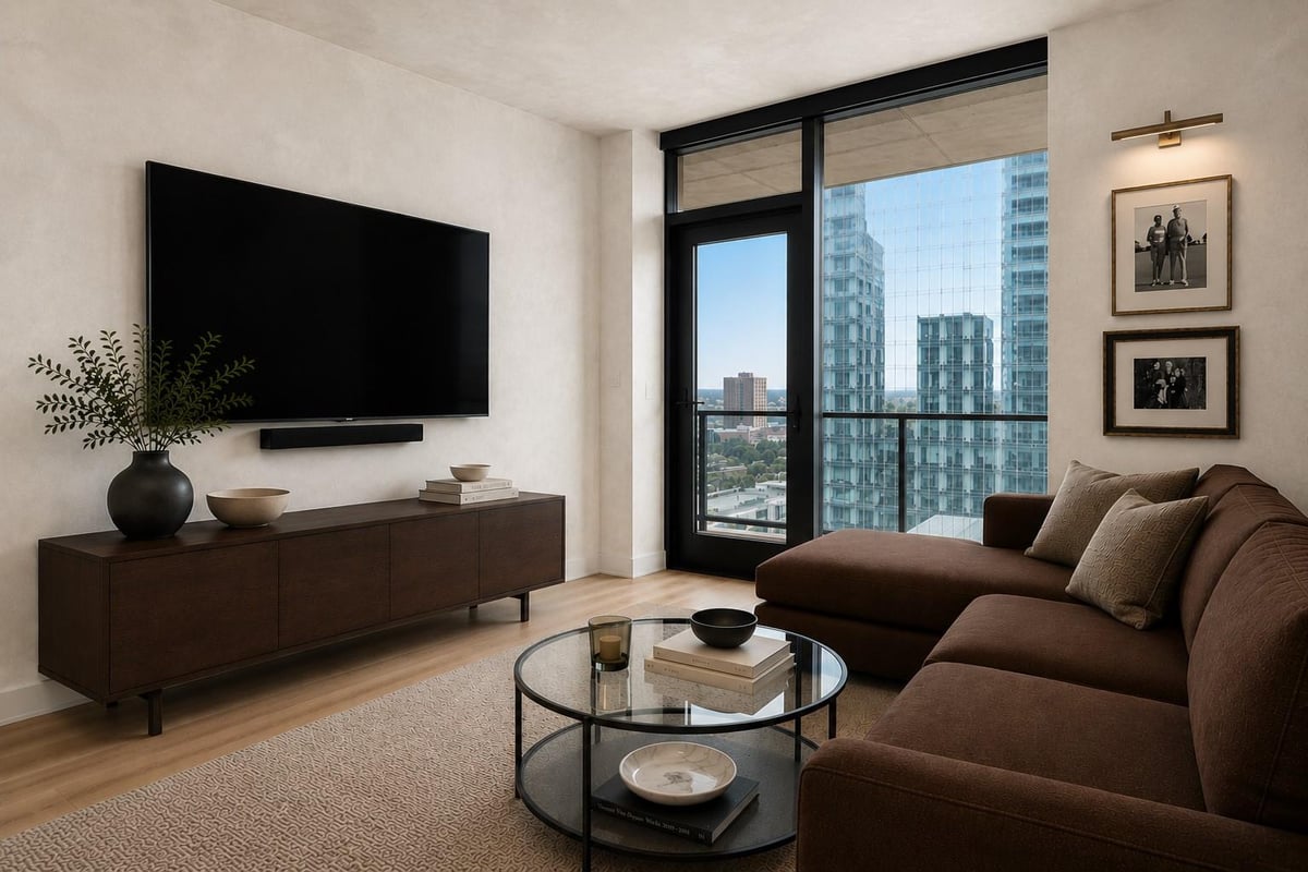 View 610 Davis ST Unit #2110 in The Modern Austin Residences 610 Davis ST Unit #2110 - front exterior - Luxury home in The Modern Austin Residences, Austin, TX