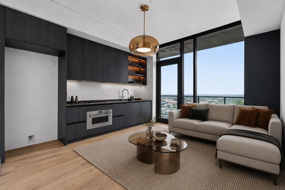 View 610 Davis ST Unit #3001 in The Modern Austin Residences 610 Davis ST Unit #3001 - front exterior - Luxury home in The Modern Austin Residences, Austin, TX