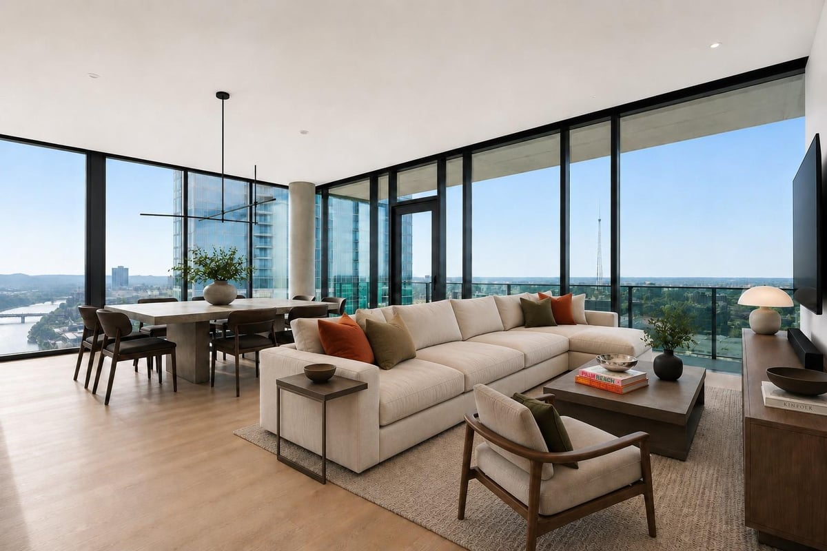 View 610 Davis ST Unit #4204 in The Modern Austin Residences 610 Davis ST Unit #4204 - front exterior - Luxury home in The Modern Austin Residences, Austin, TX