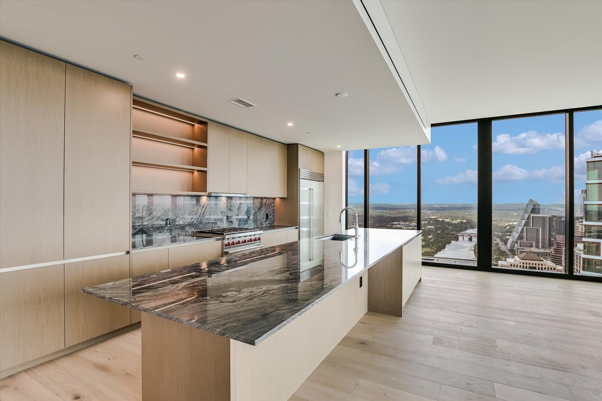 View 610 Davis St Unit #4704 in The Modern Austin Residences 610 Davis St Unit #4704 - gourmet kitchen with 610 Davis St Unit #4704 in Austin - Luxury home in The Modern Austin Reside...
