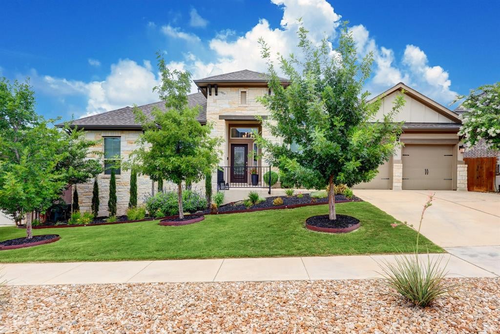 View 6105 Hewetson DR in Sweetwater 6105 Hewetson DR - front exterior - Luxury home in Sweetwater, Austin, TX