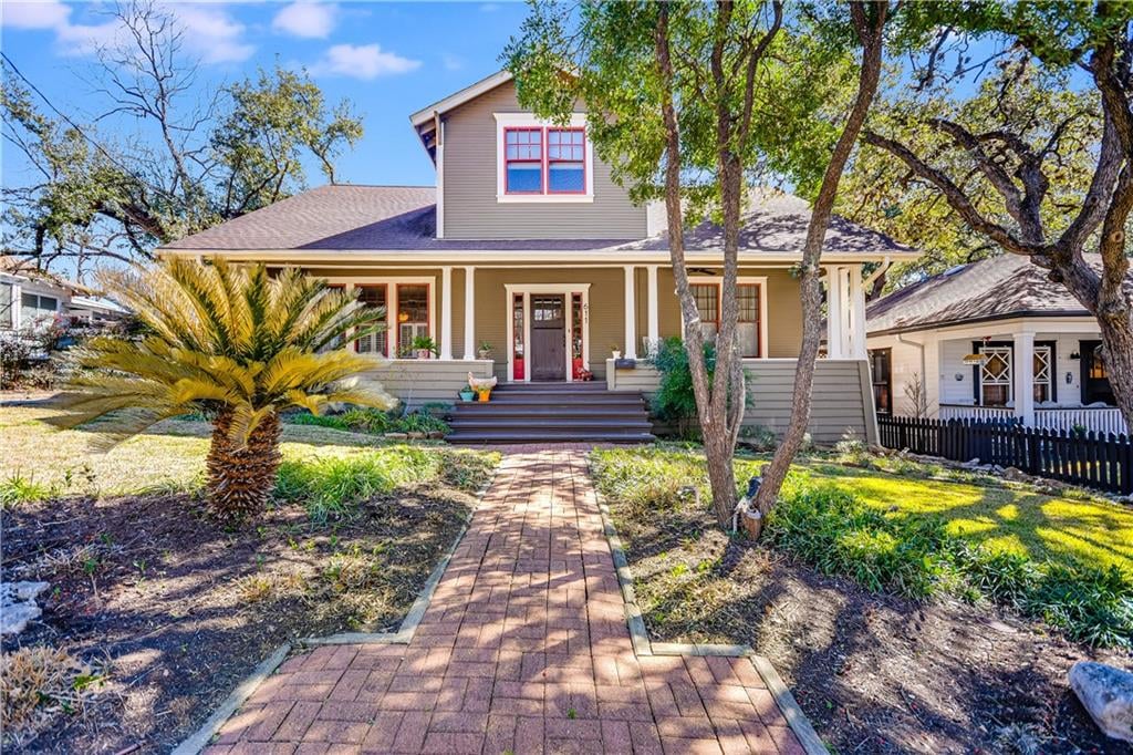 View 611 Deep Eddy Ave in Johnson Charles Add 611 Deep Eddy Ave - front exterior - Luxury home in Johnson Charles Add, Austin, TX