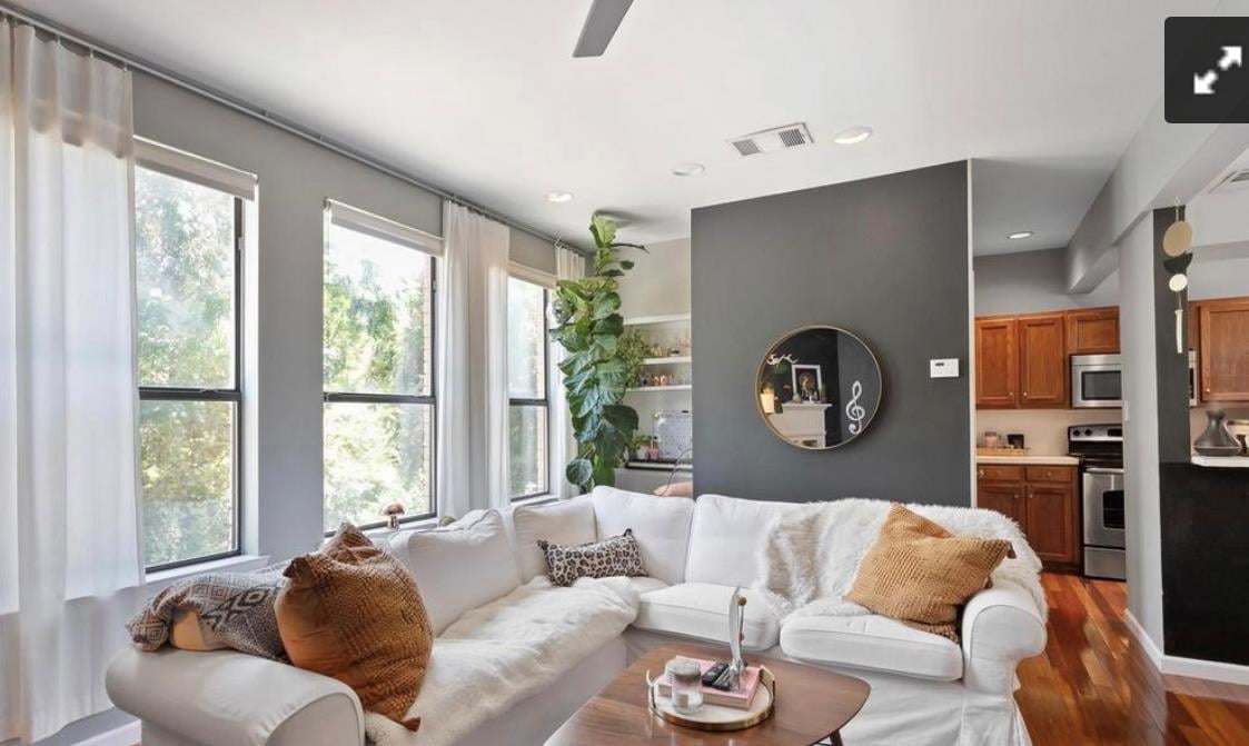 Primary bedroom at 611 E 45th St Unit #25 - 1 bed 1 bath home