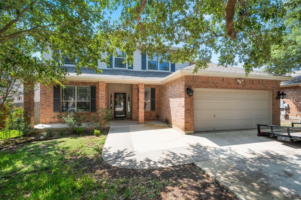 View 611 Secretariat DR in Belmont Park 611 Secretariat DR - front exterior - Luxury home in Belmont Park, Cibolo, TX