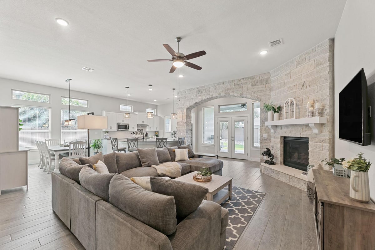 6117 Llano Stage Trl - front exterior - Luxury home in Sweetwater, Austin, TX